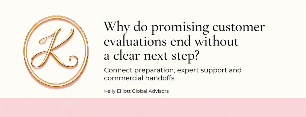 Why do promising customer evaluations end without a clear next step? Why do promising customer evaluations end without a clear next step?